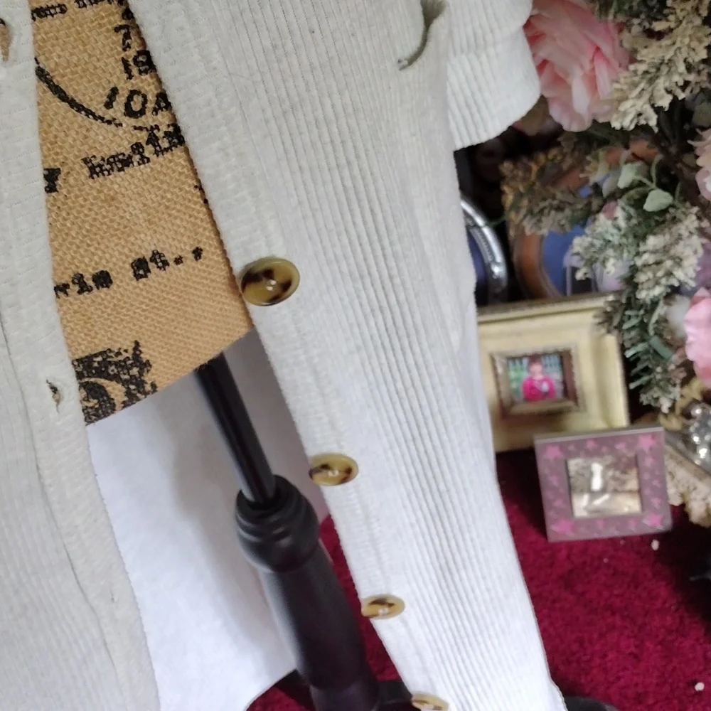 Duster Cardigan in Ecru Color - Picture 7 of 10